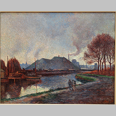 Maximilien Luce, - The River Sambre at Charleroi (La Sambre a Charleroi) 1896