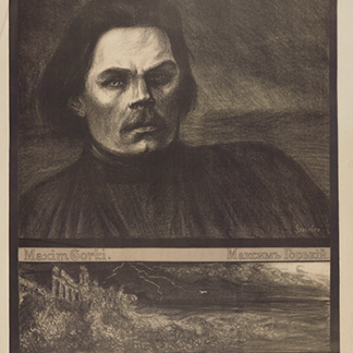 Theophile Alexandre Steinlen Maxim Gorki