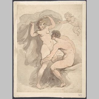 Thomas Rowlandson Venus Anchises and Cupid