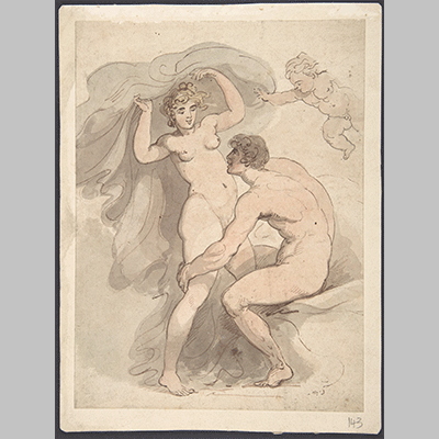 Thomas Rowlandson Venus Anchises and Cupid