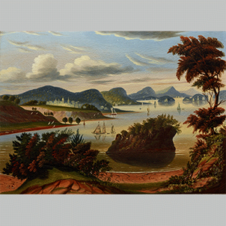 Thomas Chambers Eastport and Passamaquoddy Bay View of Hudson Valley