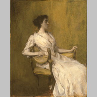 Thomas Wilmer Dewing Lady in White