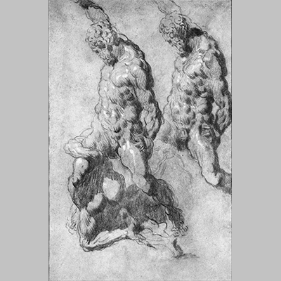 Tintoretto Two Studies of Samson Slaying the Philistines 4