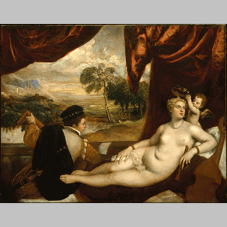 Titian Venus and the Lute Player icon