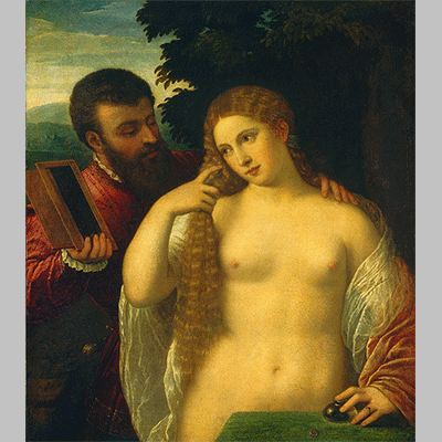 Titian follower allegory of love