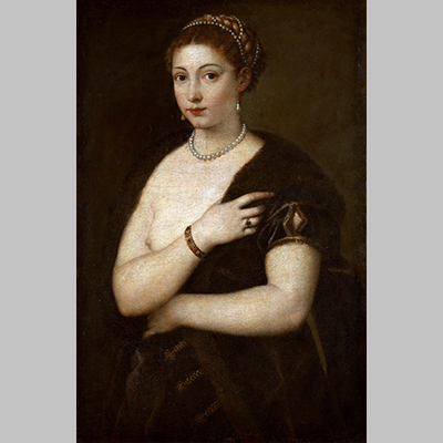 Titian Lady with fur 1