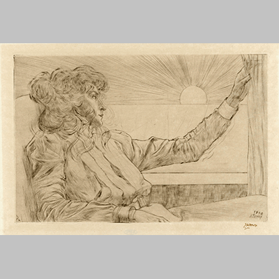 Jan Toorop - Seated Woman by a Window