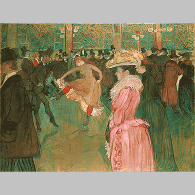 Toulouse Lautrec At the Moulin Rouge 1890