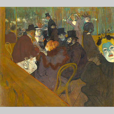 Toulouse Lautrec At the Moulin Rouge
