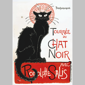 Tournée du Chat Noir, by Théophile Alexandre Steinlen