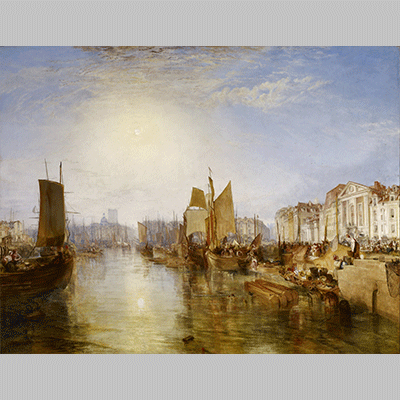 Turner The Harbor of Dieppe