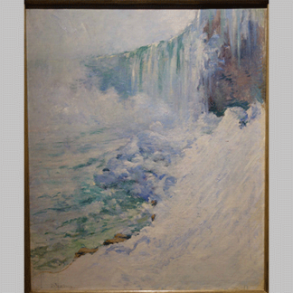 Twachtman Niagara in Winter