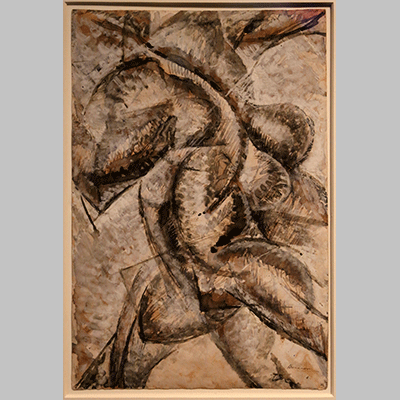 Umberto boccioni voglio sintetizzare le forme uniche della continuita nello spazio 1913