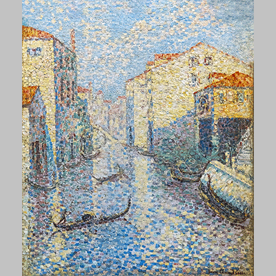 Henri Edmond Cross - Un canal a Venise 1899