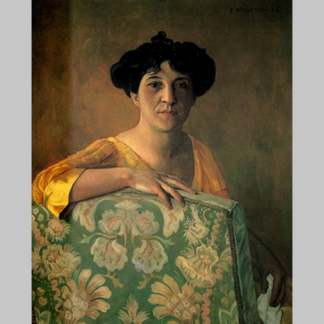 Vallotton Portrait de Gabrielle Vallotton