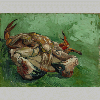 Van Gogh A crab on its back