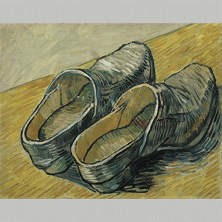 Van Gogh A pair of leather clogs 1