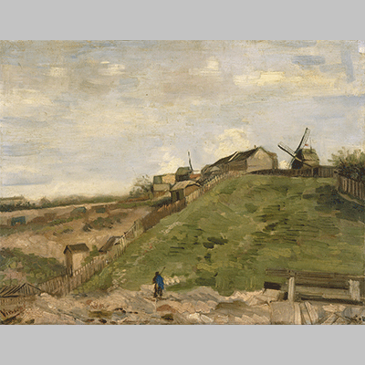 Van Gogh De heuvel van Montmartre met steengroeve