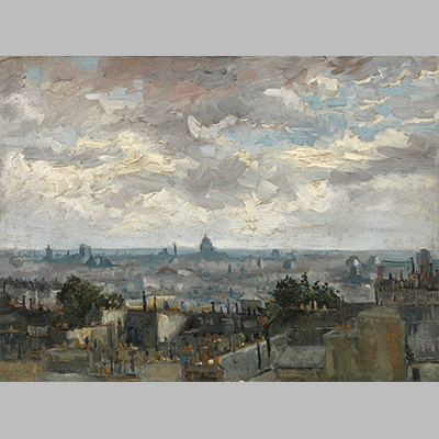Van Gogh Gezicht op Parijs 2