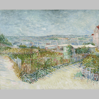 Van Gogh Montmartre achter de Moulin de la Galette