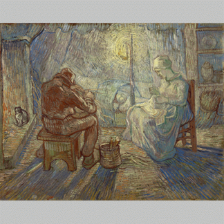 Van Gogh Night after Millet