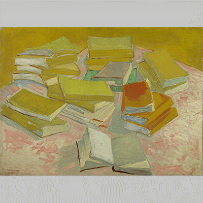 Van Gogh Piles of French novels