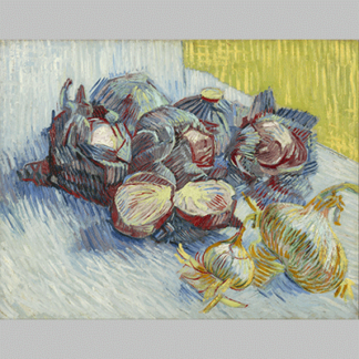 Van Gogh Red cabbages and onions