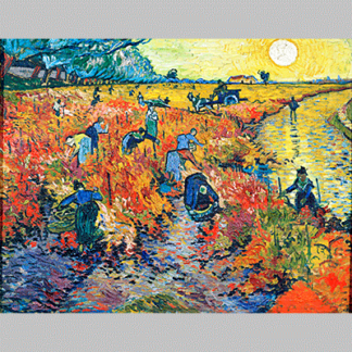 Van Gogh The Red Vineyards at Arles