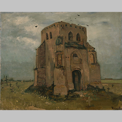 Van Gogh The old church tower at Nuene