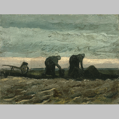 Van Gogh Two women on the heath