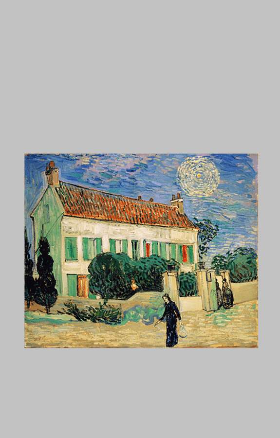 Van Goh White House at Night