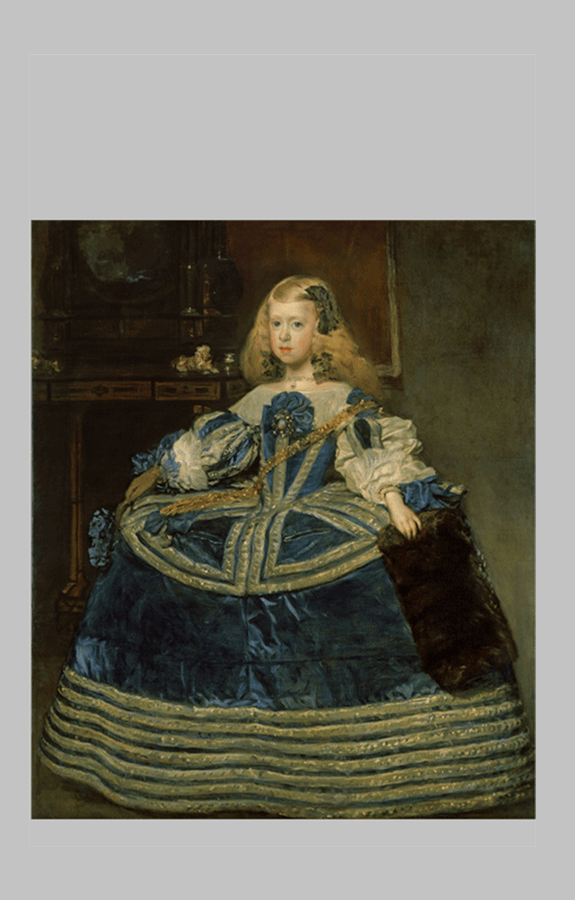 Velazquez Diego Rodriguez de Silva y Velazquez Diego Infanta Margarita Teresa in a Blue Dress sm