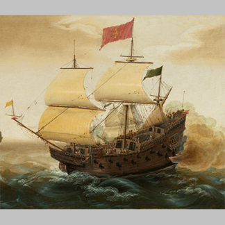 Verdilhan Spanish Galleon Firingits Cannon