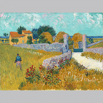 Vincent van Gogh Farmhouse in Provence 1888