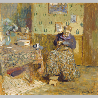 Vuillard Madame Vuillard Sewing