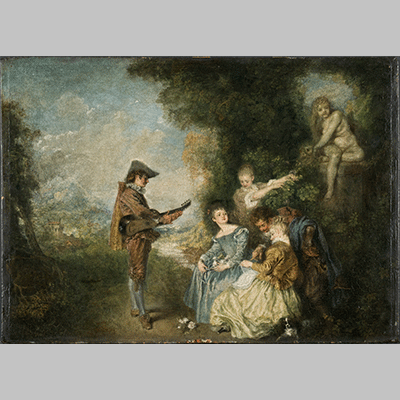 Watteau The Love Lesson