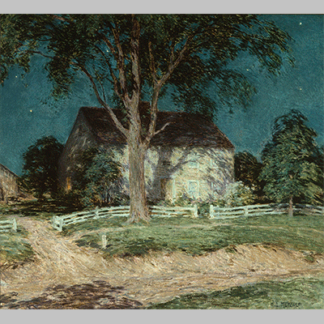 Willard Leroy Metcalf Old Homestead Connecticut