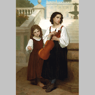 William Adolphe Bouguereau far from home 1867