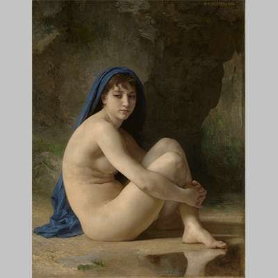 William Adolphe Bouguereau - Seated Nude