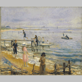 William James Glackens Jetties at Bellport copy