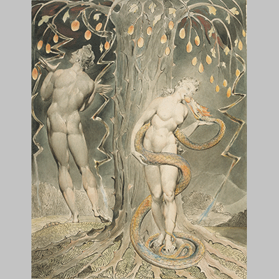 William Blake The Temptation and Fall of Eve Illustration to Miltons Paradise Lost