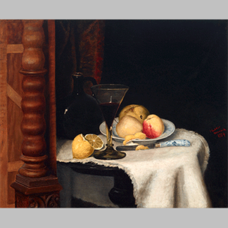 William Henry Huddle Still Life with Fruit 2