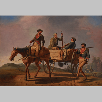 William Tylee Ranney Veterans of 1776 Returning from the War