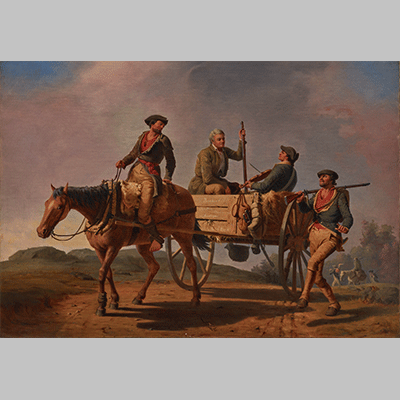 William Tylee Ranney Veterans of 1776 Returning from the War