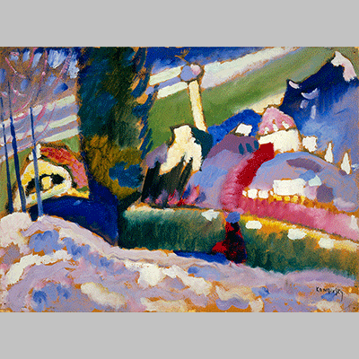 Kandinsky - Winter Landscape with Church (1911)