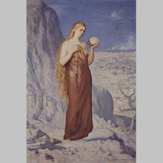 Purvis de Chavannes - Mary Magdalene in the Desert