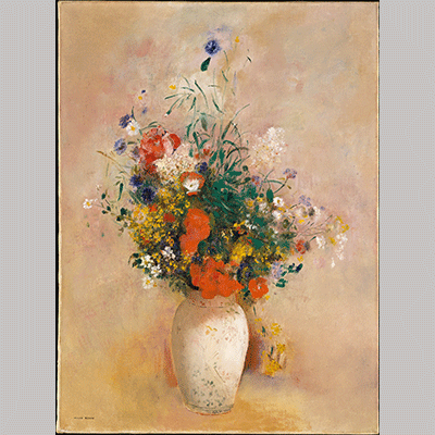 redon Vase of Flowers