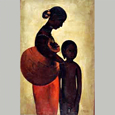 Sher Gil - Mother and Child