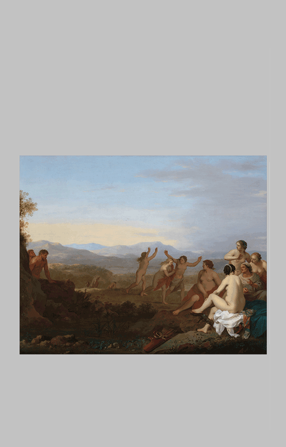 van Poelenburch Satyrs Spying on Nymphs ar wt