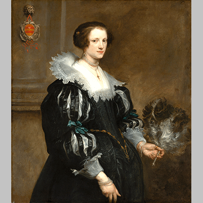 van Dyck Portrait of Anna Wake 3